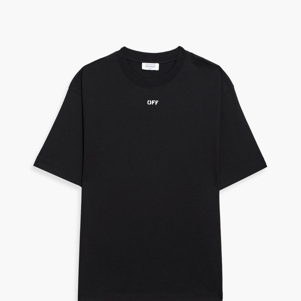 Off-White Classic Black Tee NWT - image 1